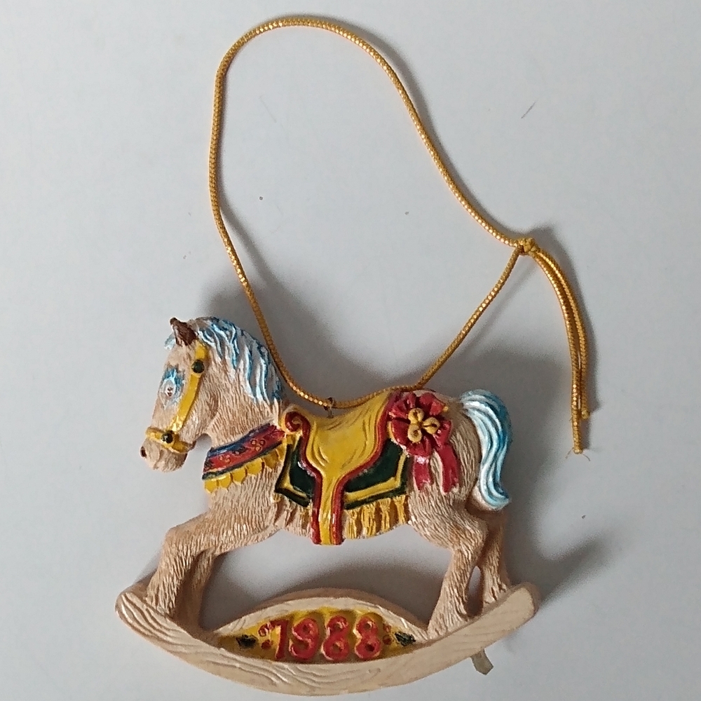 Vintage Eatons Rocking Horse Ornament